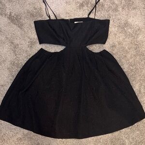 Gianni Bini Black Cutout Mini Dress